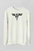 Van Halen Beyaz Unisex Sweatshirt