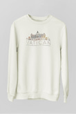 Vatikan Beyaz Unisex Sweatshirt