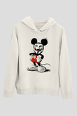 Vendetta Beyaz Unisex Hoodie