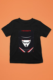 Vendetta Siyah Unisex Çocuk Tişört