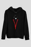 Vendetta Siyah Unisex Hoodie