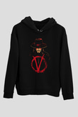 Vendetta Siyah Unisex Hoodie