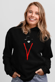 Vendetta Siyah Unisex Hoodie