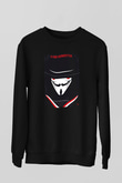 Vendetta Siyah Unisex Sweatshirt