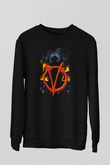 Vendetta Siyah Unisex Sweatshirt