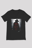 Vendetta Siyah Unisex V Yaka Tişört