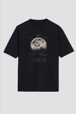 Venüs Fiziksel Özellikleri Baskılı Unisex Oversize Tişört - Tshirt