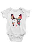 Veteriner Baskılı Beyaz Unisex Bebek Body - Zıbın