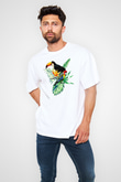 Veteriner Beyaz Unisex Oversize Tişört T-Shirt
