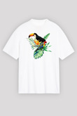 Veteriner Beyaz Unisex Oversize Tişört T-Shirt