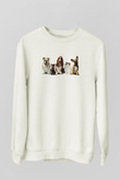 Veteriner Beyaz Unisex Sweatshirt