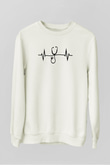 Veteriner Beyaz Unisex Sweatshirt