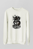 Vikings Beyaz Unisex Sweatshirt