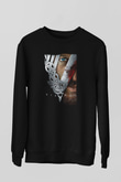 Vikings Siyah Unisex Sweatshirt