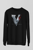 Vikings Siyah Unisex Sweatshirt