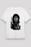 Ville Valo Baskılı Unisex Beyaz Tişört - Tshirt