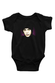 Ville Valo Baskılı Unisex Siyah Bebek Body - Zıbın