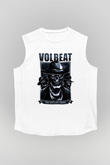 Volbeat Beyaz Unisex Kolsuz Tişört