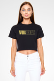 Volbeat Siyah Crop Top Tişört