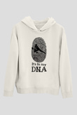Voleybol Baskılı Unisex Ekru Hoodie