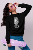Voleybol - Volleyball Baskılı Unisex Siyah Sweatshirt