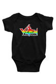 Voltron Baskılı Siyah Bebek Body - Zıbın