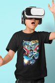 Voltron Baskılı Siyah Unisex Çocuk Tişört