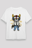Voltron Pub-G Baskılı Unisex Beyaz Tişört