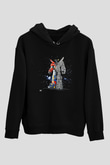 Voltron Siyah Unisex Kapüşonlu Sweatshirt