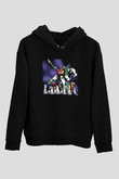 Voltron Siyah Unisex Kapüşonlu Sweatshirt