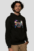 Voltron Siyah Unisex Kapüşonlu Sweatshirt