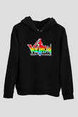 Voltron Siyah Unisex Kapüşonlu Sweatshirt