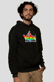 Voltron Siyah Unisex Kapüşonlu Sweatshirt