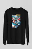 Voltron Siyah Unisex Sweatshirt