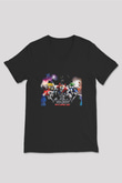 Voltron Siyah Unisex V Yaka Tişört