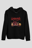 Warbringer Siyah Unisex Kapşonlu Sweatshirt