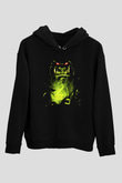 Warcraft Siyah Unisex Kapşonlu Sweatshirt