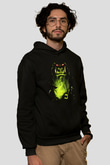 Warcraft Siyah Unisex Kapşonlu Sweatshirt