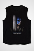 Warcraft Siyah Unisex Kolsuz Tişört
