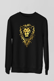 Warcraft Siyah Unisex Sweatshirt