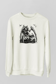 Warhammer Beyaz Unisex Sweatshirt
