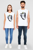 Ween Beyaz Unisex Kolsuz Tişört
