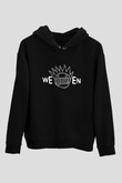 Ween Siyah Unisex Kapşonlu Sweatshirt