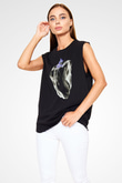 Ween Siyah Unisex Kolsuz Tişört