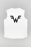 Weezer Beyaz Unisex Kolsuz Tişört