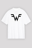 Weezer Beyaz Unisex Oversize Tişört T-Shirt