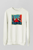 Weezer Beyaz Unisex Sweatshirt