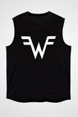 Weezer Siyah Unisex Kolsuz Tişört