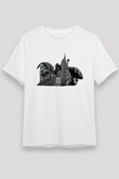 West Side Connection Baskılı Unisex Beyaz Tişört - Tshirt