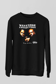 West Side Connection Baskılı Unisex Siyah Sweatshirt